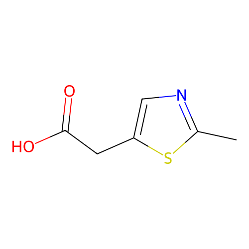 2-(2-Methyl-1,3-thiazol-5-yl)acetic acid structure