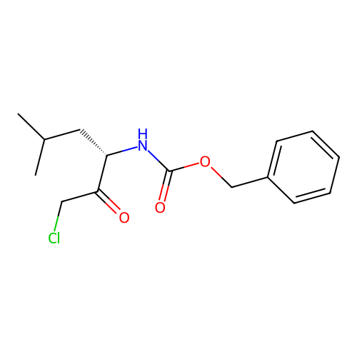 Z-Leu-chloromethylketone structure