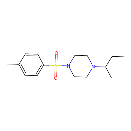 1-(Butan-2-yl)-4-[(4-methylphenyl)sulfonyl]piperazine structure
