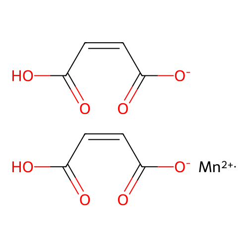 Manganese dimaleate structure