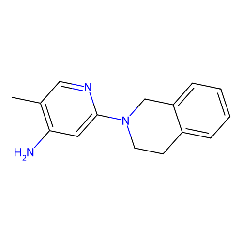 2-(3,4-Dihydro-1H-isoquinolin-2-yl)-5-methyl-pyridin-4-ylamine structure