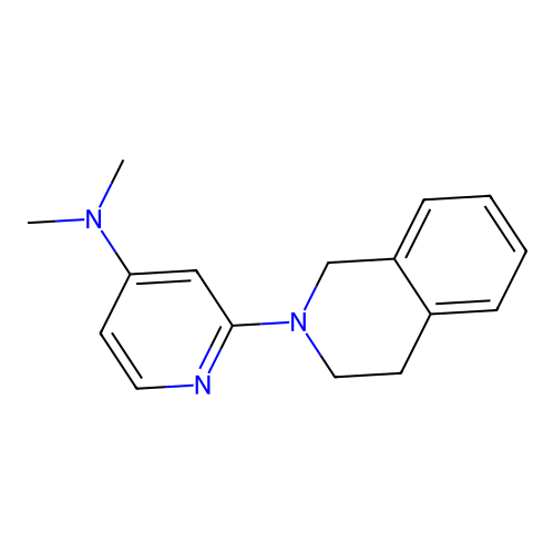 [2-(3,4-Dihydro-1H-isoquinolin-2-yl)-pyridin-4-yl]-dimethyl-amine structure