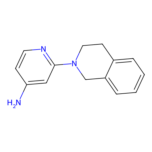 2-(1,2,3,4-Tetrahydroisoquinolin-2-yl)pyridin-4-amine structure