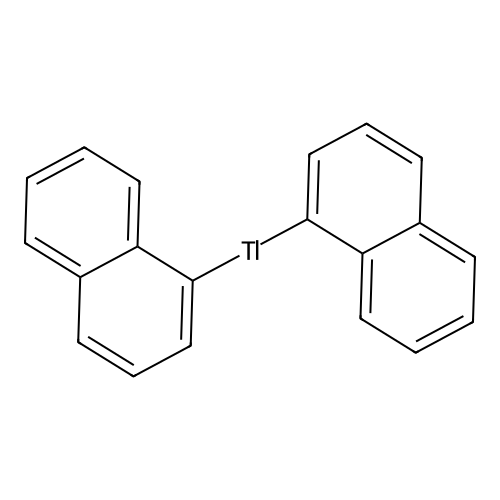Di-a-naphthylthallium structure