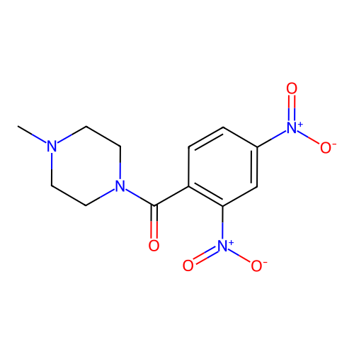 (2,4-Dinitrophenyl)(4-methylpiperazin-1-yl)methanone structure
