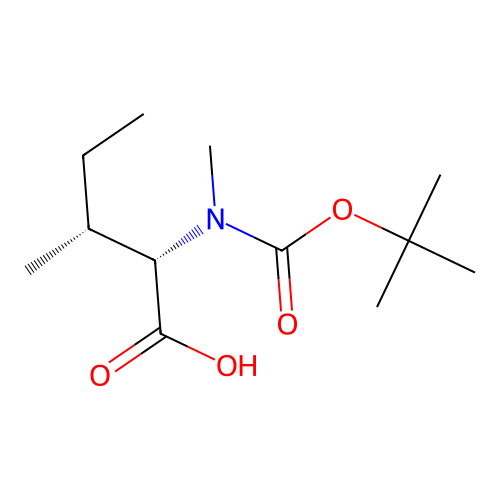 Boc-N-Me-Allo-Ile-OH structure
