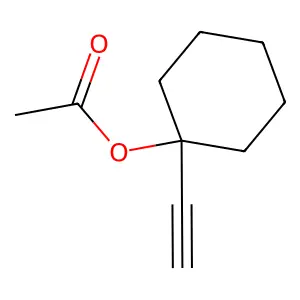 Cyclohexanol, 1-ethynyl-, 1-acetate structure