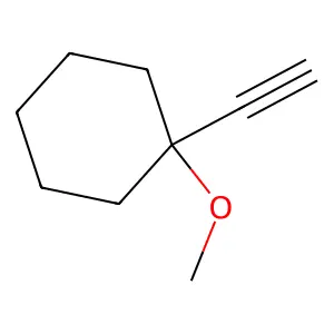 1-Ethynyl-1-methoxycyclohexane structure