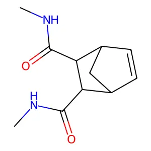 2-N,3-N-dimethylbicyclo[2.2.1]hept-5-ene-2,3-dicarboxamide structure