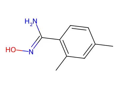 N'-hydroxy-2,4-dimethylbenzenecarboximidamide structure