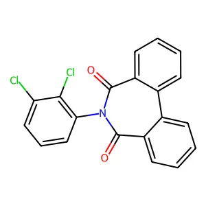 6-(2,3-dichlorophenyl)-5H-dibenzo[c,e]azepine-5,7(6H)-dione structure