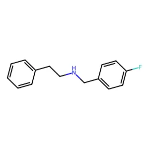 (4-Fluoro-benzyl)-phenethyl-amine structure