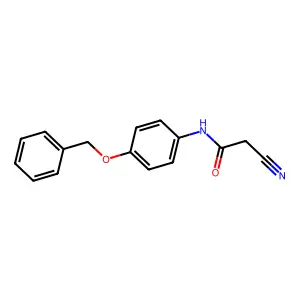 N-(4-(Benzyloxy)phenyl)-2-cyanoacetamide structure