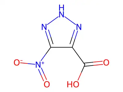 5-硝基-2H-1,2,3-三唑-4-甲酸 structure