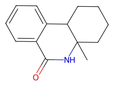 4a-Methyl-1,2,3,4,5,10b-hexahydrophenanthridin-6-one structure