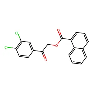 2-(3,4-Dichlorophenyl)-2-oxoethyl 1-naphthoate structure