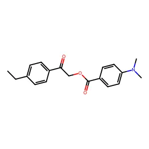 2-(4-Ethylphenyl)-2-oxoethyl 4-(dimethylamino)benzoate structure