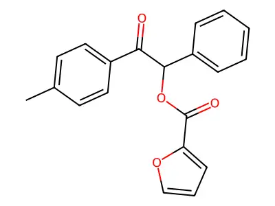 2-(4-Methylphenyl)-2-oxo-1-phenylethyl 2-furoate structure