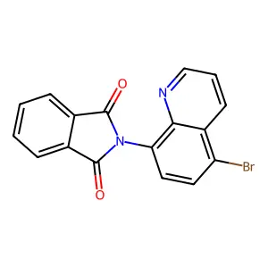 2-(5-Bromoquinolin-8-yl)isoindole-1,3-dione structure
