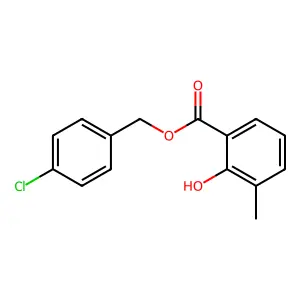 4-Chlorobenzyl 2-hydroxy-3-methylbenzoate structure