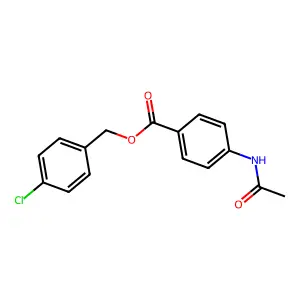 4-Chlorobenzyl 4-(acetylamino)benzoate structure