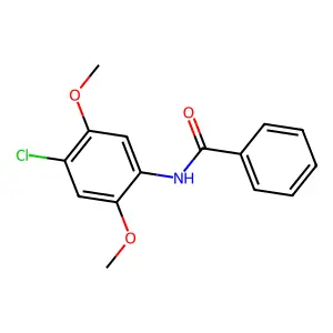 N-(4-chloro-2,5-dimethoxyphenyl)benzamide structure