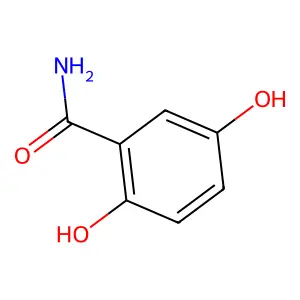 2,5-二羟基苯甲酰胺 structure