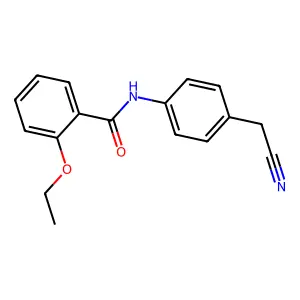N-[4-(氰甲基)苯基]-2-乙氧基苯甲酰胺 structure