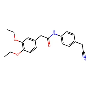 N-(4-(Cyanomethyl)phenyl)-2-(3,4-diethoxyphenyl)acetamide structure