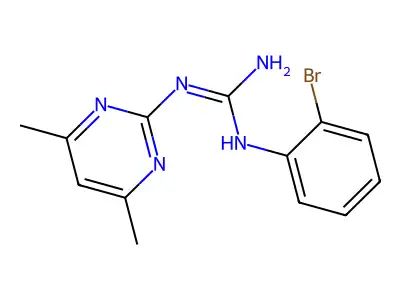 1-(2-Bromophenyl)-3-(4,6-dimethylpyrimidin-2-yl)guanidine structure