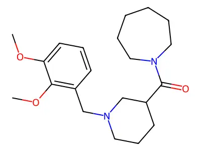 Azepan-1-yl-[1-[(2,3-dimethoxyphenyl)methyl]piperidin-3-yl]methanone structure