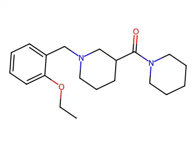 [1-[(2-Ethoxyphenyl)methyl]piperidin-3-yl]-piperidin-1-ylmethanone structure