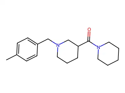 1-(4-Methylbenzyl)-3-(1-piperidinylcarbonyl)piperidine structure