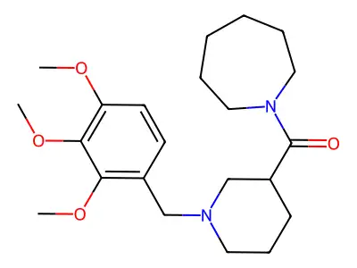 Azepan-1-yl-[1-[(2,3,4-trimethoxyphenyl)methyl]piperidin-3-yl]methanone structure