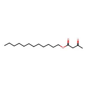 Lauryl acetoacetate structure