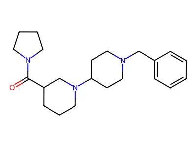 [1-(1-Benzylpiperidin-4-yl)piperidin-3-yl]-pyrrolidin-1-ylmethanone structure