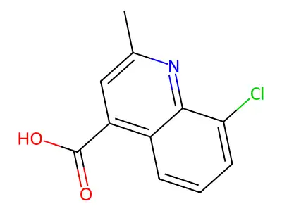 8-Chloro-2-methylquinoline-4-carboxylic acid structure