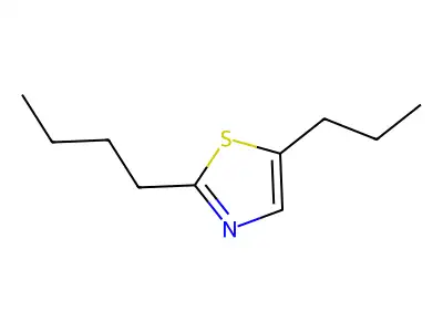 2-Butyl-5-propylthiazole structure