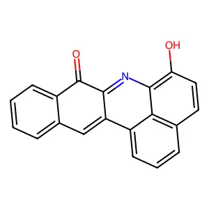 6-Hydroxy-8H-dibenz[b,kl]acridin-8-one structure