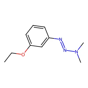 (1E)-1-(3-Ethoxyphenyl)-3,3-dimethyltriaz-1-ene structure