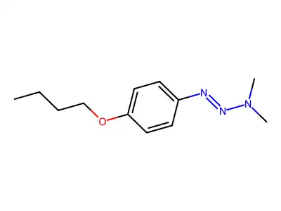 1-(4-Butoxyphenyl)-3,3-dimethyl-1-triazene structure