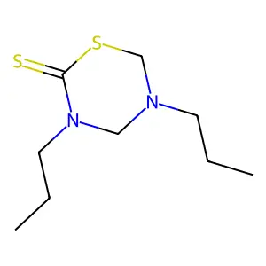 3,5-Dipropyl-1,3,5-thiadiazinane-2-thione structure