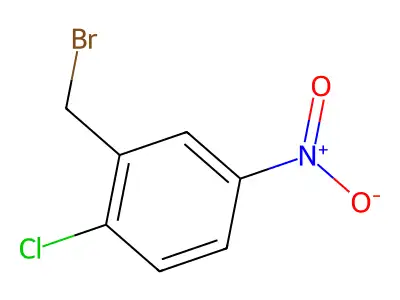 2-(Bromomethyl)-1-chloro-4-nitrobenzene structure