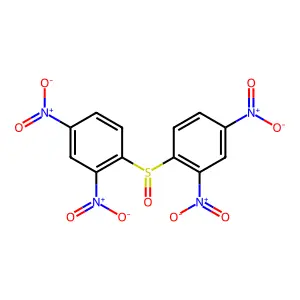 Benzene, 1,1'-sulfinylbis[2,4-dinitro- structure