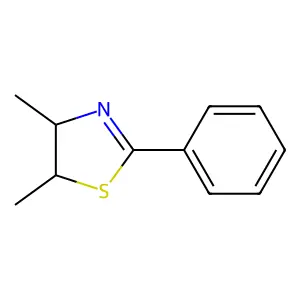 4,5-Dimethyl-2-phenyl-4,5-dihydro-1,3-thiazole structure