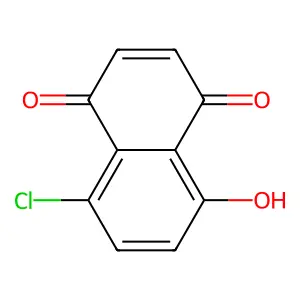5-Chloro-8-hydroxynaphthalene-1,4-dione structure