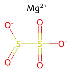 Disulfurous acid, magnesium salt (1:1) structure