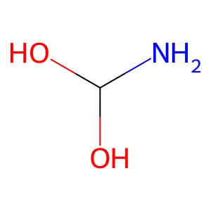 Aminomethanediol structure