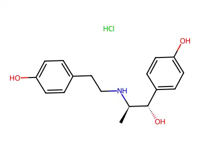 Ritodrine Hydrochloride structure