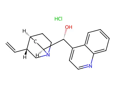 Cinchonan-9(S)-ol monohydrochloride structure
